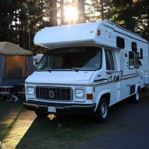 RV at a campsite