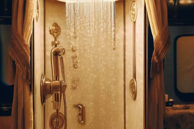 Elegant RV shower faucet