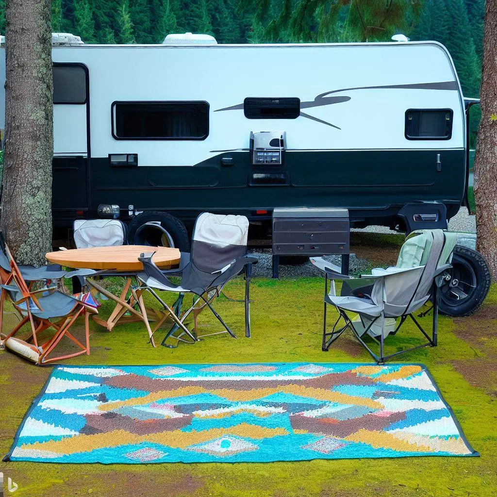 RV Outdoor Rugs A Camping Essential