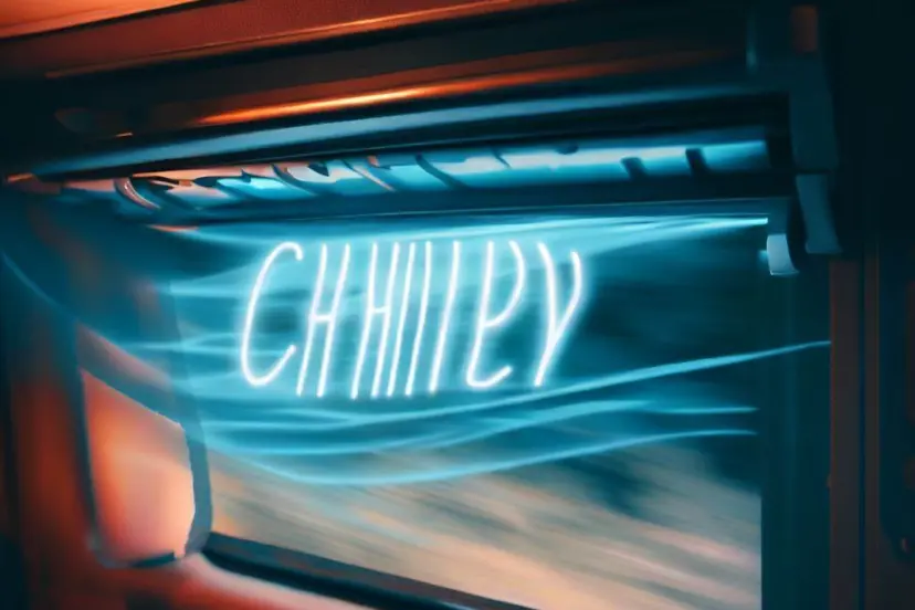 Chilly RV airflow air with text