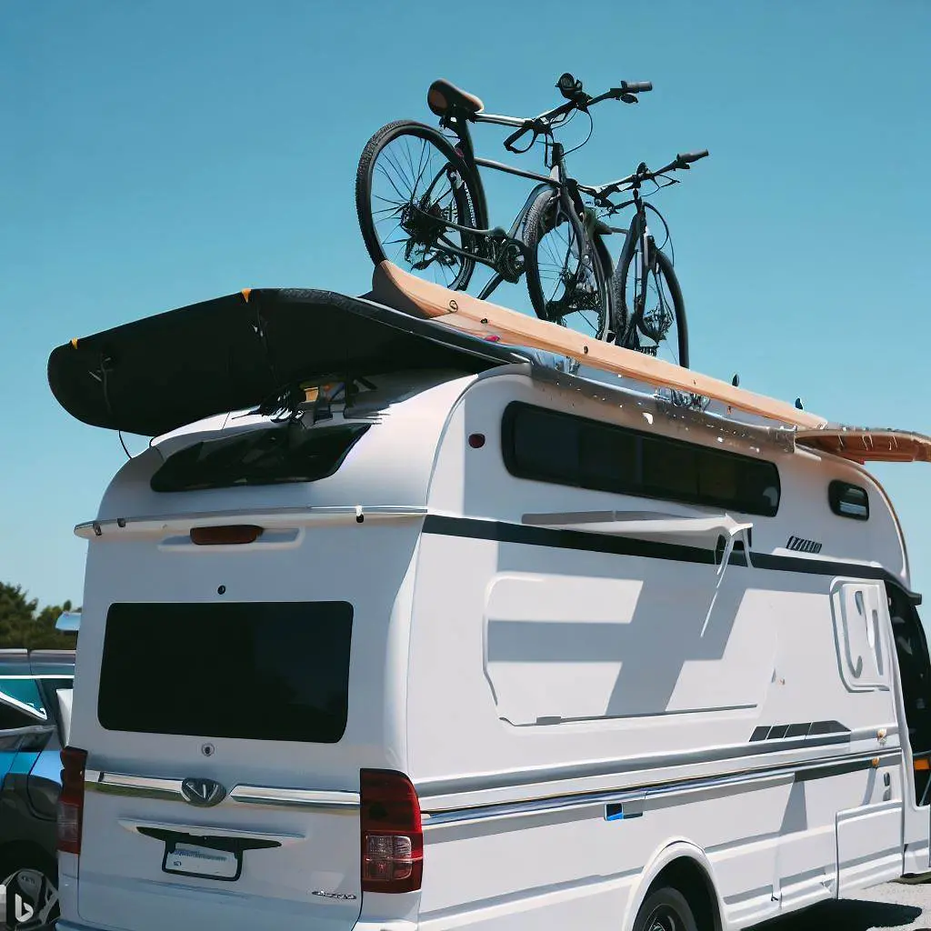 camper bike rack