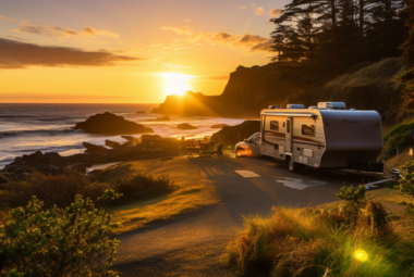 RV camping Oregon coast